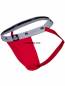 Preview: MM The Original Swimmer/Jogger sexy Jockstrap Underwear, scarlet (red) / grey - Price Cut -